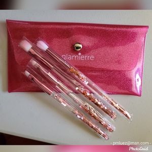 Glamierre Pink Luxe Glitter Brush Set